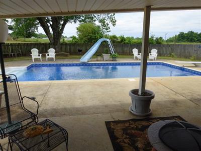 Pool view from rear 