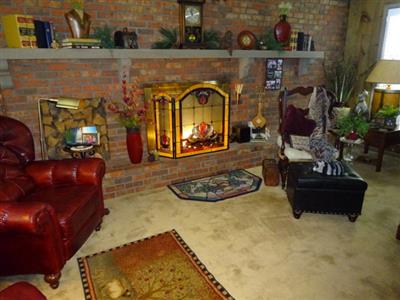 Great room fireplace